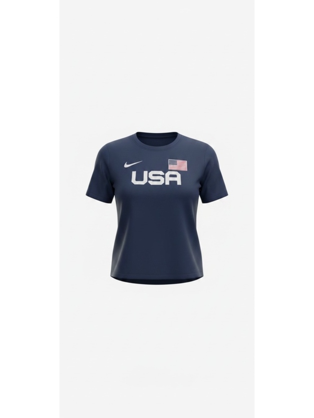 New Nike USA International Team Pro Elite Crop Top CD6761-492 Women’s Size 2XL